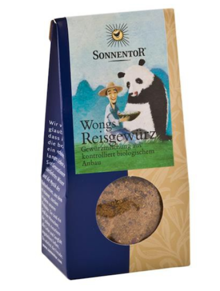 Wongs Reisgewürz Packung Sonnentor